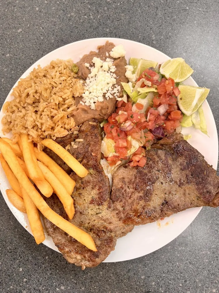 Bistec Ala Mexicana Platter